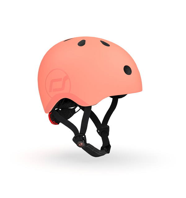 Casca de protectie pentru copii, cu sistem de reglare, Scoot & Ride Peach ,S,51 – 55 cm
